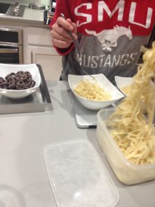 Pasta chocolate covered pretzles